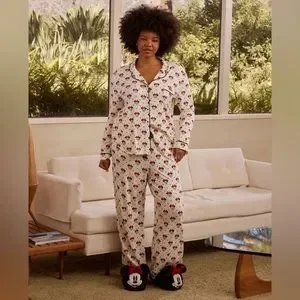 Forever 21 Disney Minnie Mouse Pajama Set Plus Size